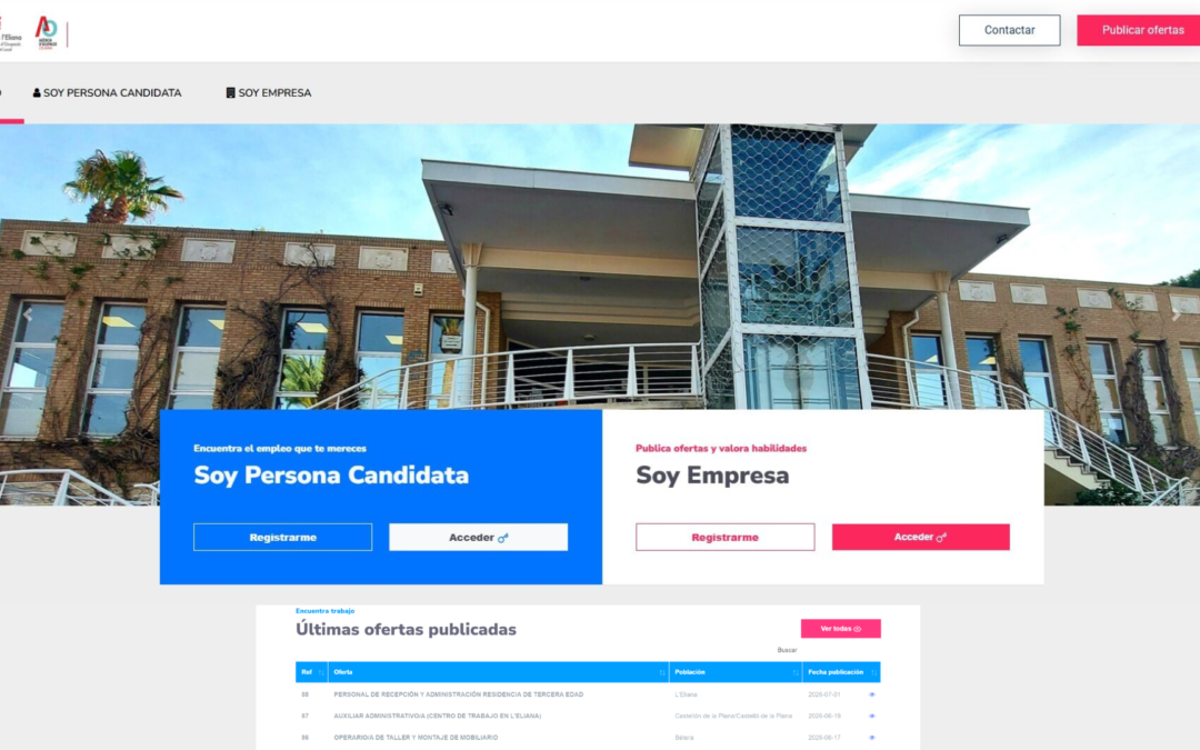 L’Eliana lanza un nuevo portal de empleo municipal para conectar empresas y personas demandantes de empleo